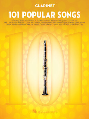 cover image of 101 Popular Songs for Clarinet